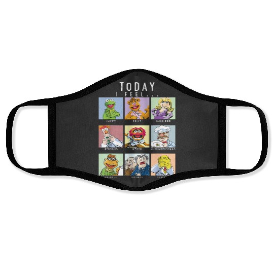 Disney The Muppets Today I Feel Box Up Character Face Masks