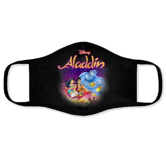 Disney Aladdin Faded Classic Movie Poster Face Masks