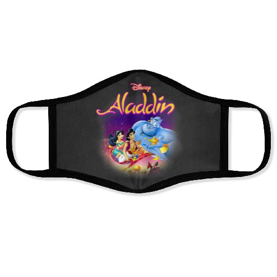 Disney Aladdin Faded Classic Movie Poster Face Masks