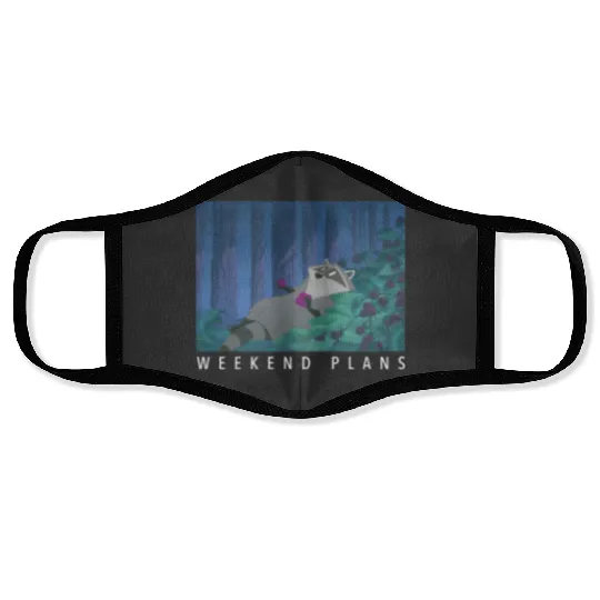 Disney Pocahontas Meeko Weekend Plans 9904 Face Masks