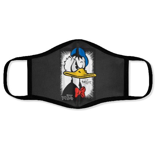 disneys Donald Duck 90th Anniversary Since 1934 Vintage Art Face Masks
