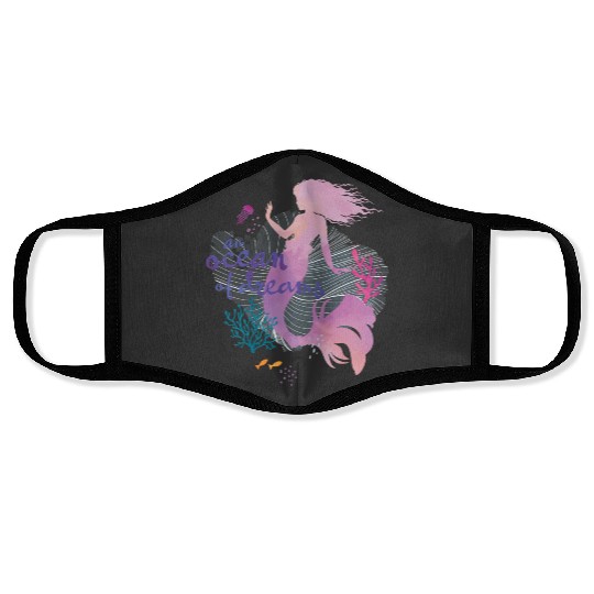 disneys The Little Mermaid An Ocean Of Dreams Silhouette Face Masks