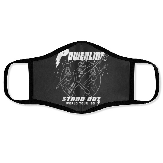 Disney A Goofy Movie Powerline World Tour Outline Poster Face Masks