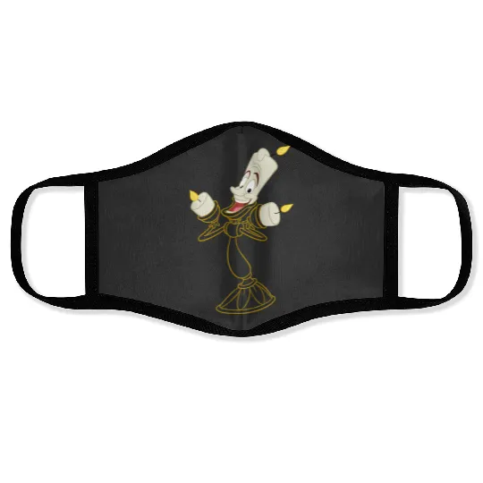Disney Beauty and the Beast Lumiere Costume Face Masks