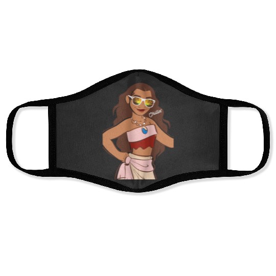  Disney Moana Cool Chillin On The Island Big Chest Portrait Gift Face Masks