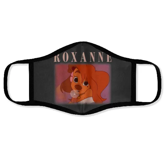 Disney A Goofy Movie Roxanne Vintage Valentine Portrait Face Masks