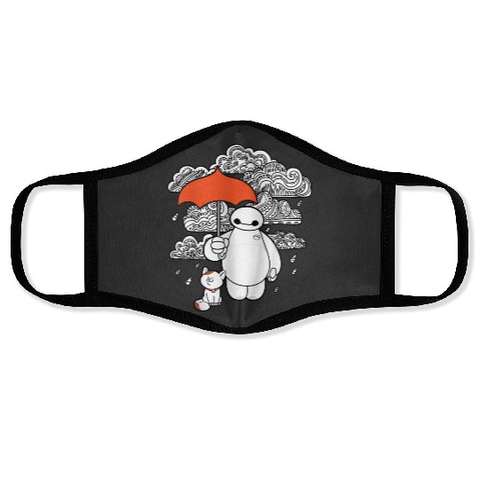 Disney Big Hero 6 Baymax Patterned Rain Clouds P Face Masks