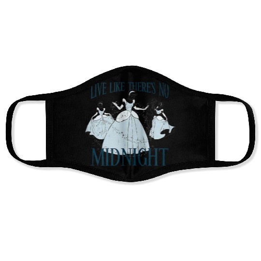 Disney Cinde Cinde Live Like Theres No Midnight Face Masks