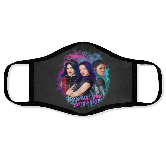 Disney Descendants 3 Do What You Gotta Do Face Masks