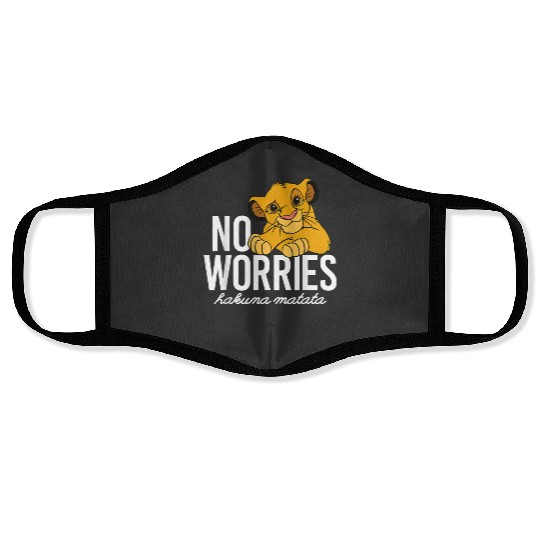 Disney Lion King Classic No Worries Simba Face Masks