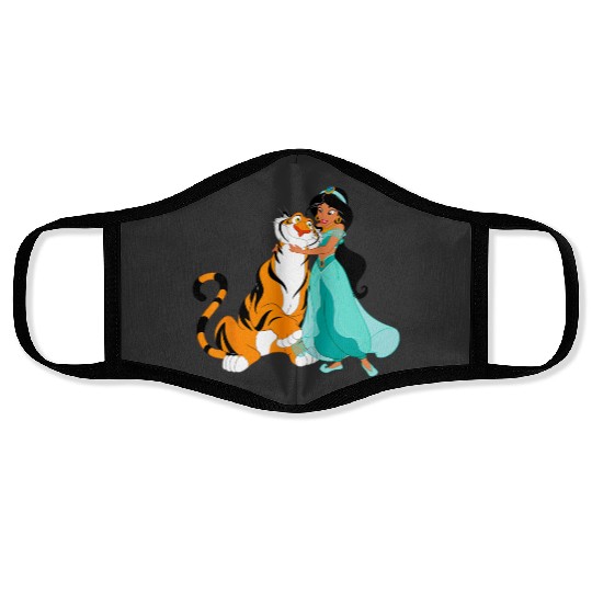 Disney Aladdin Princess Jasmine and Rajah Friends Face Masks