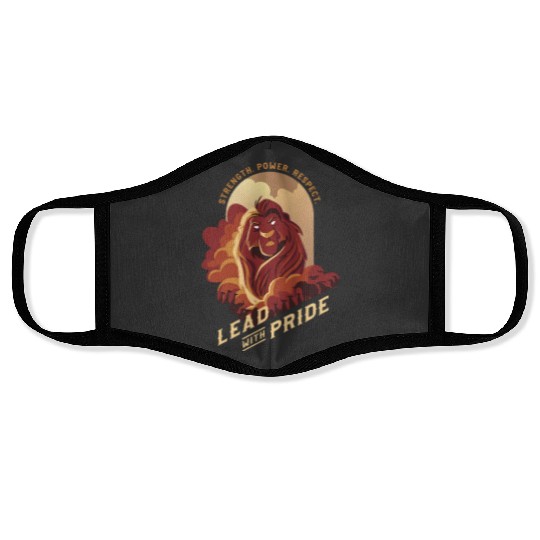 Disney The Lion King 30th Anniversary Mufasa Lead with Pride Face Masks