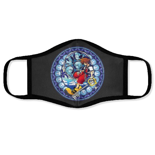 Disneys Kingdom Hearts Sora Stained Glass Face Masks