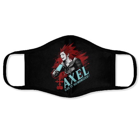 Disneys Kingdom Hearts Axel Got It Memorized Face Masks