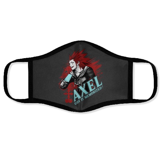 Disneys Kingdom Hearts Axel Got It Memorized Face Masks