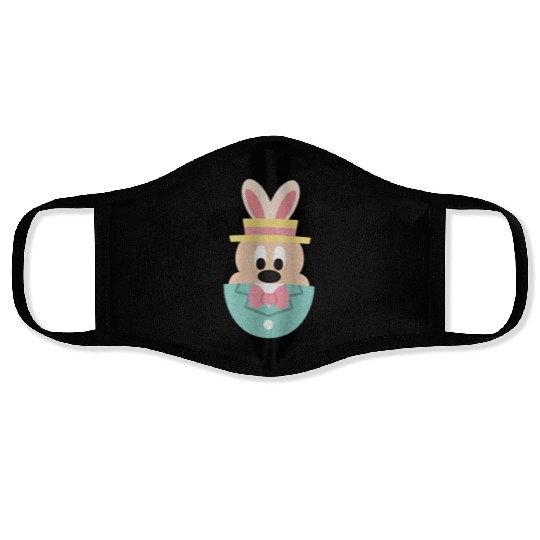 Disney Mickey Mouse Bunny Ears Easter Egg Face Masks