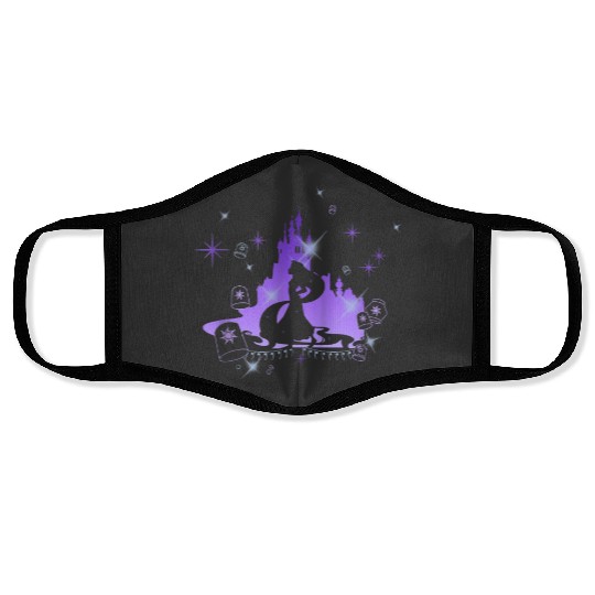 Disney Tangled Rapunzel Castle Silhouette Face Masks