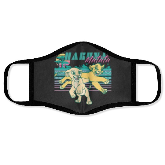 Disney Lion King Retro Simba Nala 90s Hakuna Matata Face Masks