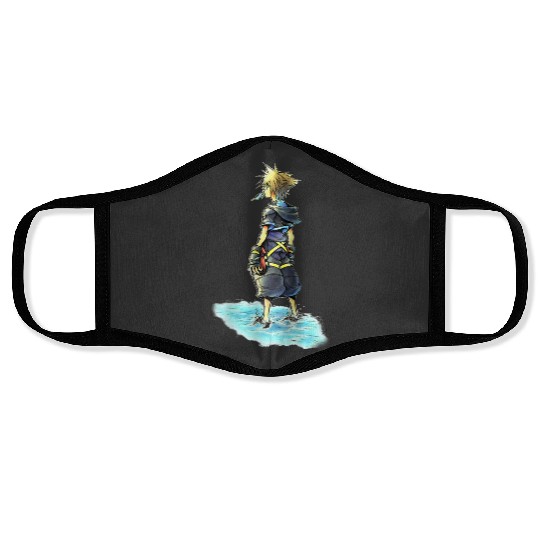 Disneys Kingdom Hearts Sora Sea Salt Ice Cream Sketch Face Masks
