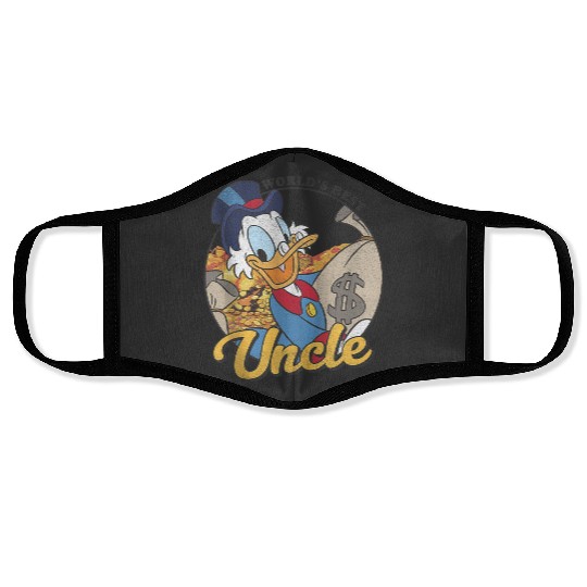 Disneys Ducktales Scrooge Mcduck World's Best Uncle Face Masks