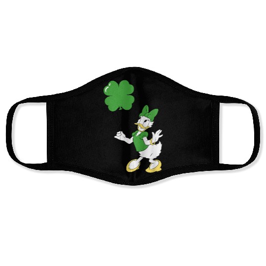 Disneyss Daisy Duck Shamrock Balloon St Patrick's Day Face Masks