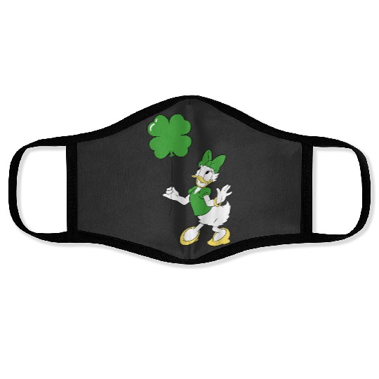 Disneyss Daisy Duck Shamrock Balloon St Patrick's Day Face Masks