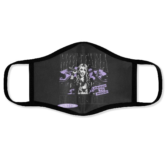 Disney Hannah Montana World Tour Ready To Rock Chest Poster gifts  Face Masks