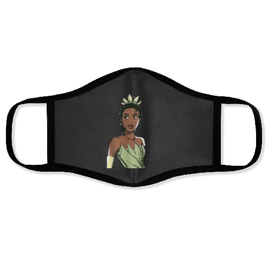 Disney The Princess The Frog Princess Tiana Sketch Face Masks