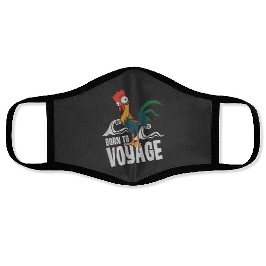 Disney Moana Hei Hei Rooster Born To Voyage Ches Face Masks
