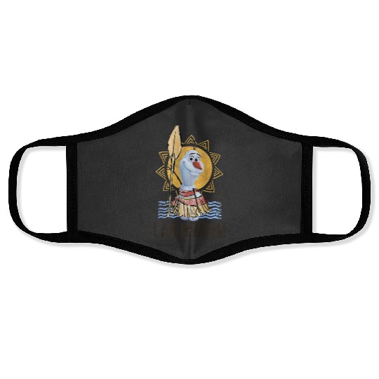 Disney Olaf Presents Moana Costume Sketch Face Masks