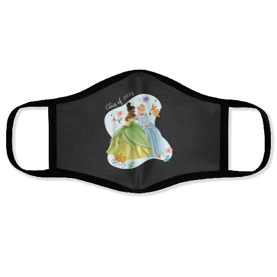 Disney Princess Tiana Cinde Graduation Clas Face Masks