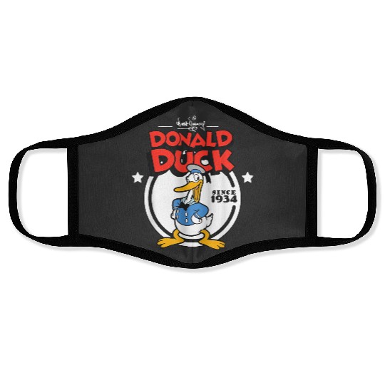 Disney Donald Duck 90th Anniversary Since 1934 Retro Vintage gifts  Face Masks