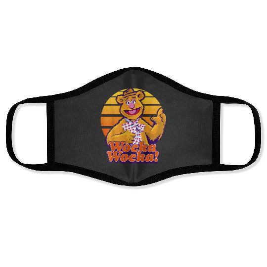 Disney The Muppets Fozzie Bear Wocka Wocka Portr Face Masks