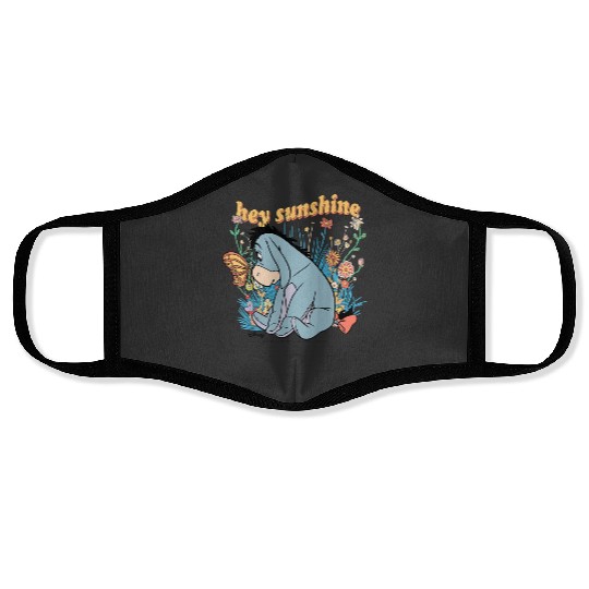Disney Winnie The Pooh Eeyore Hey Sunshine Face Masks