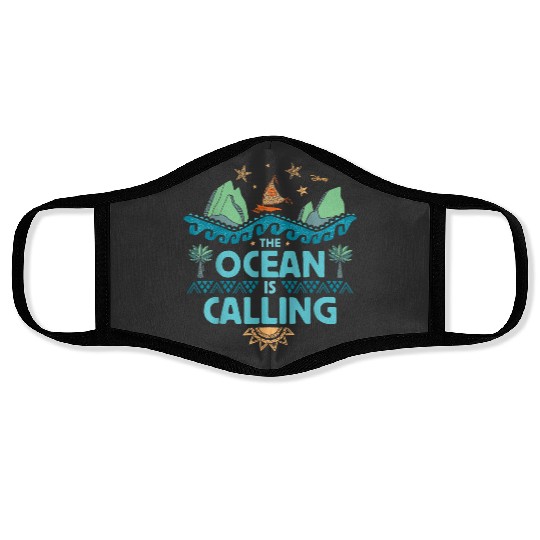 Disneyss Moana The Ocean Is Calling Face Masks