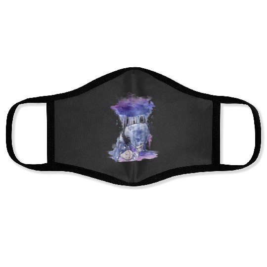 Disney Winnie The Pooh Eeyore Watercolor Rain Cl Face Masks