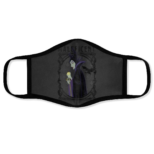 Disney Villains Maleficent Side Look Poster Face Masks