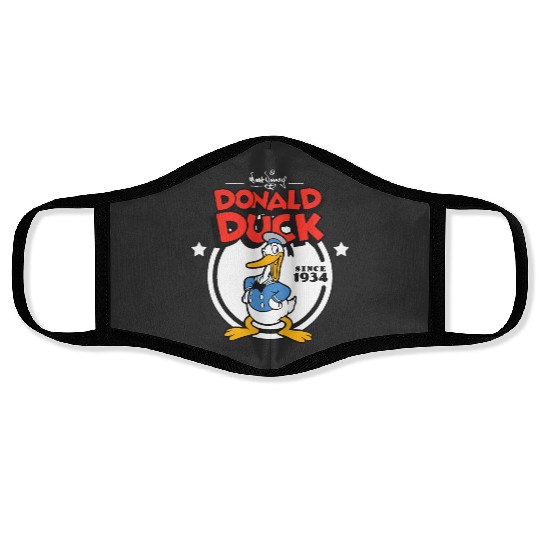 Disney Donald Duck 90th Anniversary Since 1934 Retro Vintage Face Masks