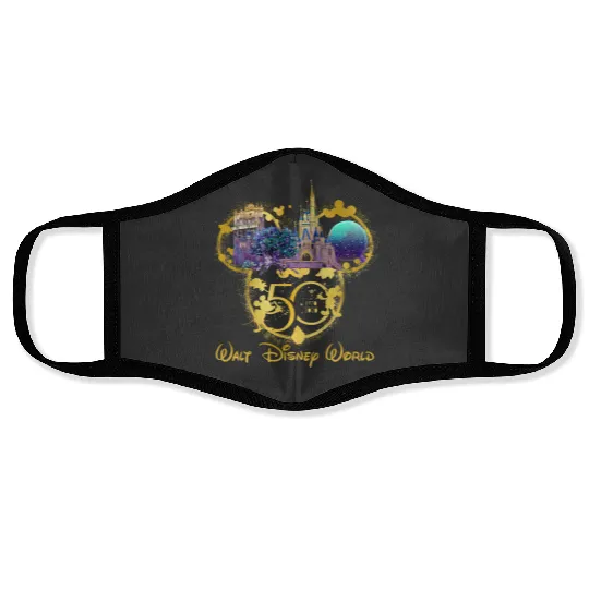 Walt Disneyworld 50th Anniversary Face Masks