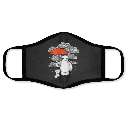 Disney Big Hero 6 Baymax Patterned Clouds Face Masks