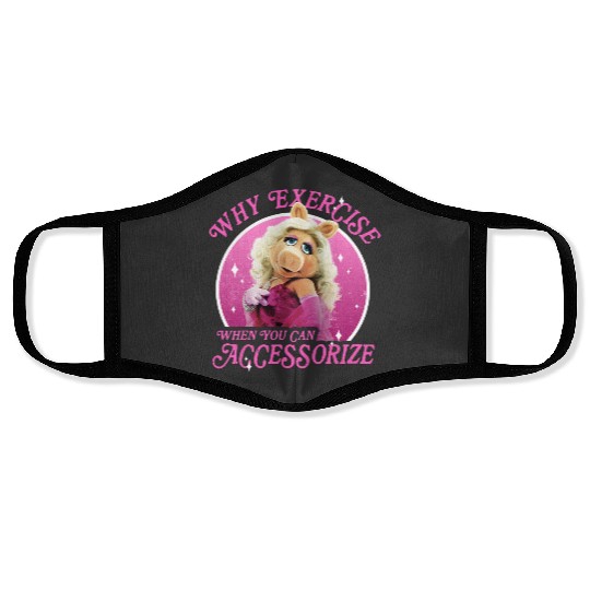 Disney The Muppets Miss Piggy Why Exercise Accessorize Face Masks