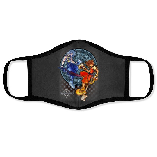 Disney Kingdom Hearts Sora & Riku Chain Of Memories Face Masks