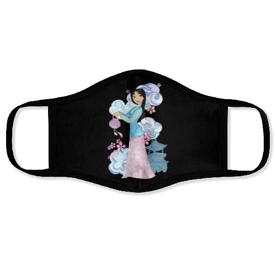 Disney Mulan Watercolor Portrait Face Masks