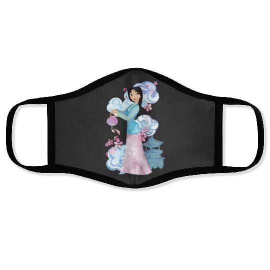 Disney Mulan Watercolor Portrait Face Masks