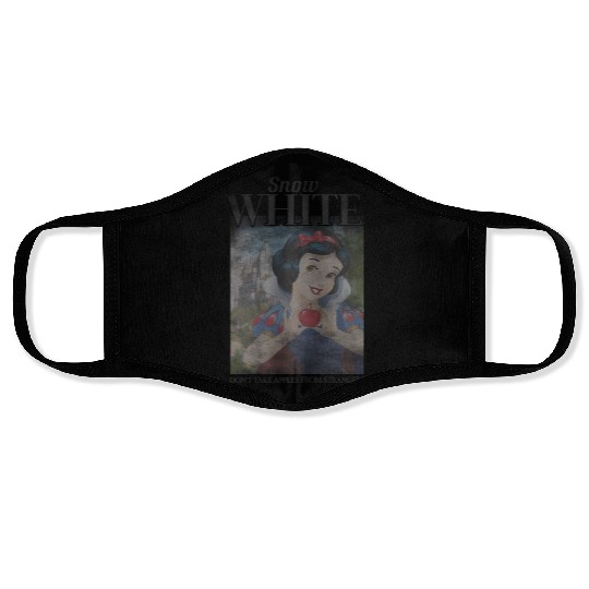 Disneyss Snow White Vintage Apple Poster Face Masks