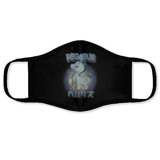 Disney Hercules Pegasus Kanji Portrait Face Masks
