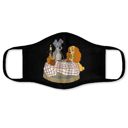 Disneyss Lady And Tramp Bella Notte Spaghetti Face Masks