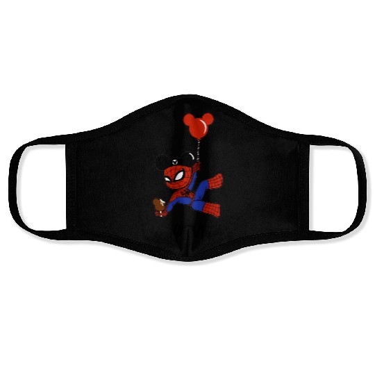 Spiderman Vacay Mode Face Masks, Disney Spiderman Face Masks
