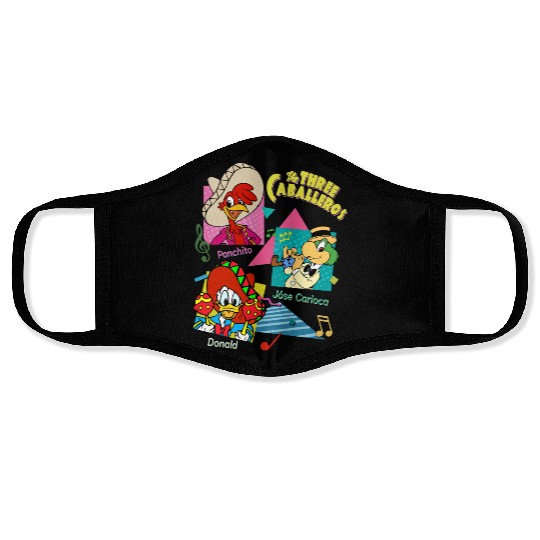 Disney The Three Caballeros Mexico Face Masks, Three Caballeros Face Masks