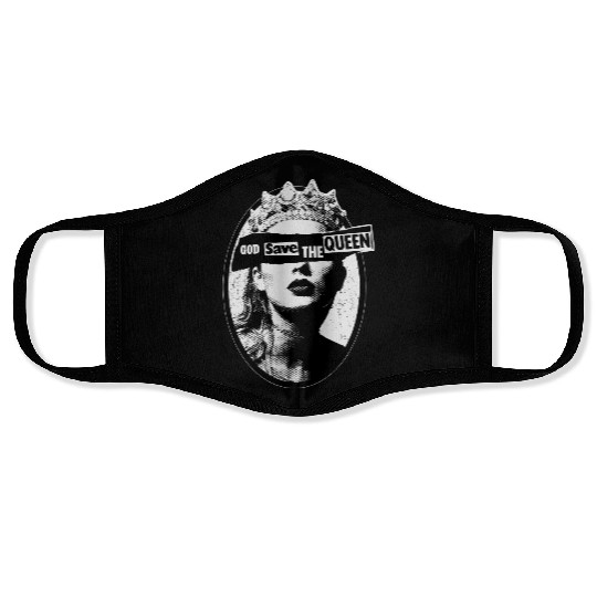 God Save The Queen Face Masks, Eras Tour Face Masks